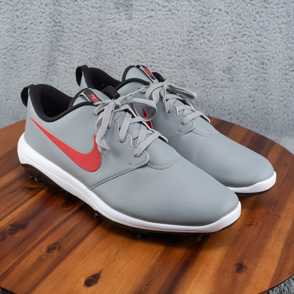 Nike Roshe G Tour Men's Size 13 Wide Golf Shoes Particle Grey/Red AR5579-003
